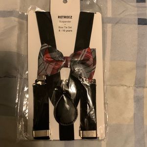 New in package, bowtie and suspenders six 810 years old